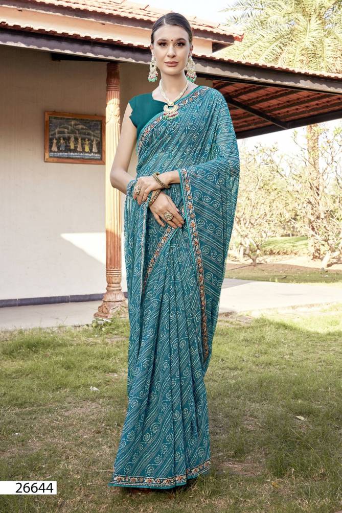 Snehil By Vallabhi Printed Georgette Sarees Wholesale Suppliers In India